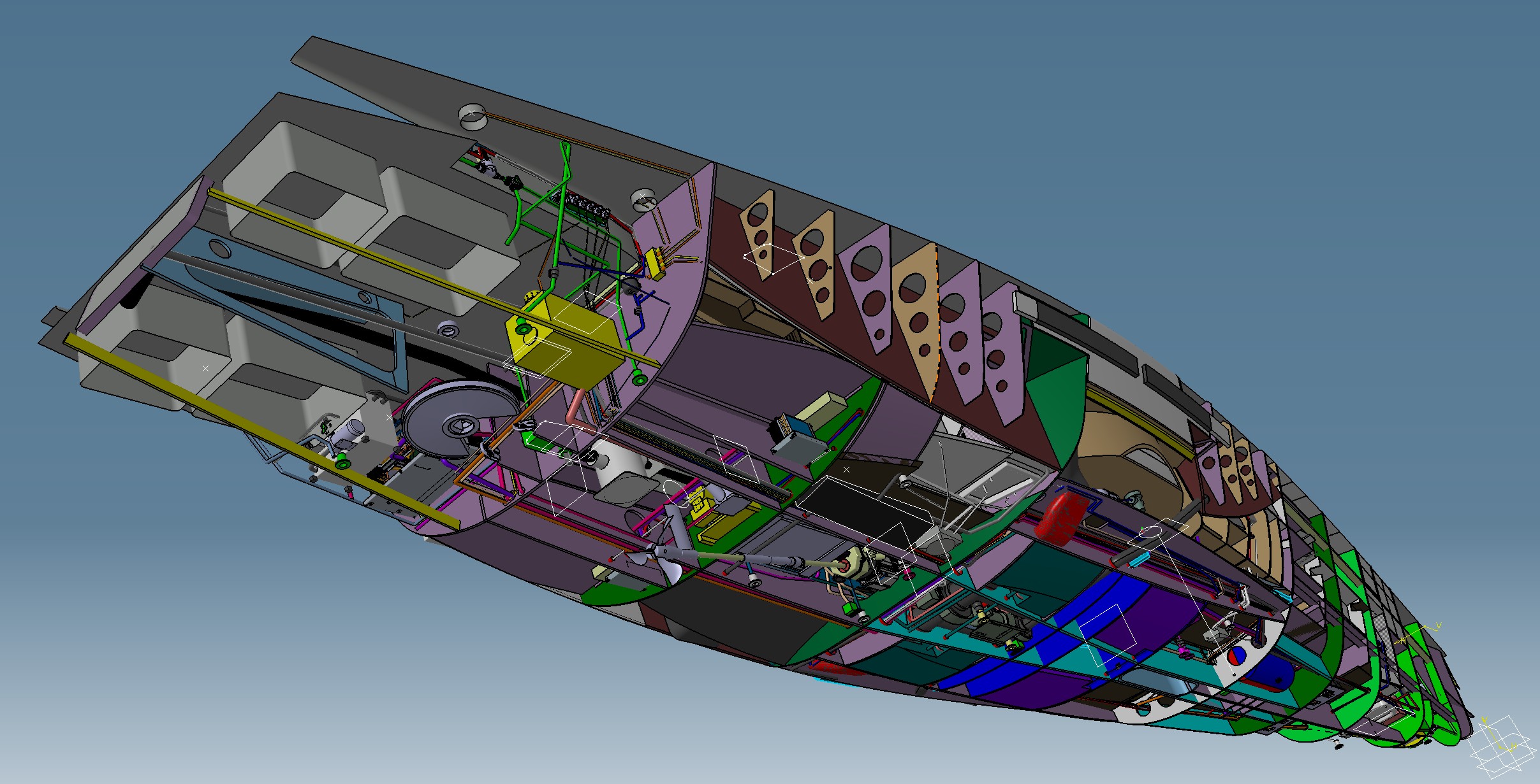 CAD 3D de sistemas integrados a bordo
